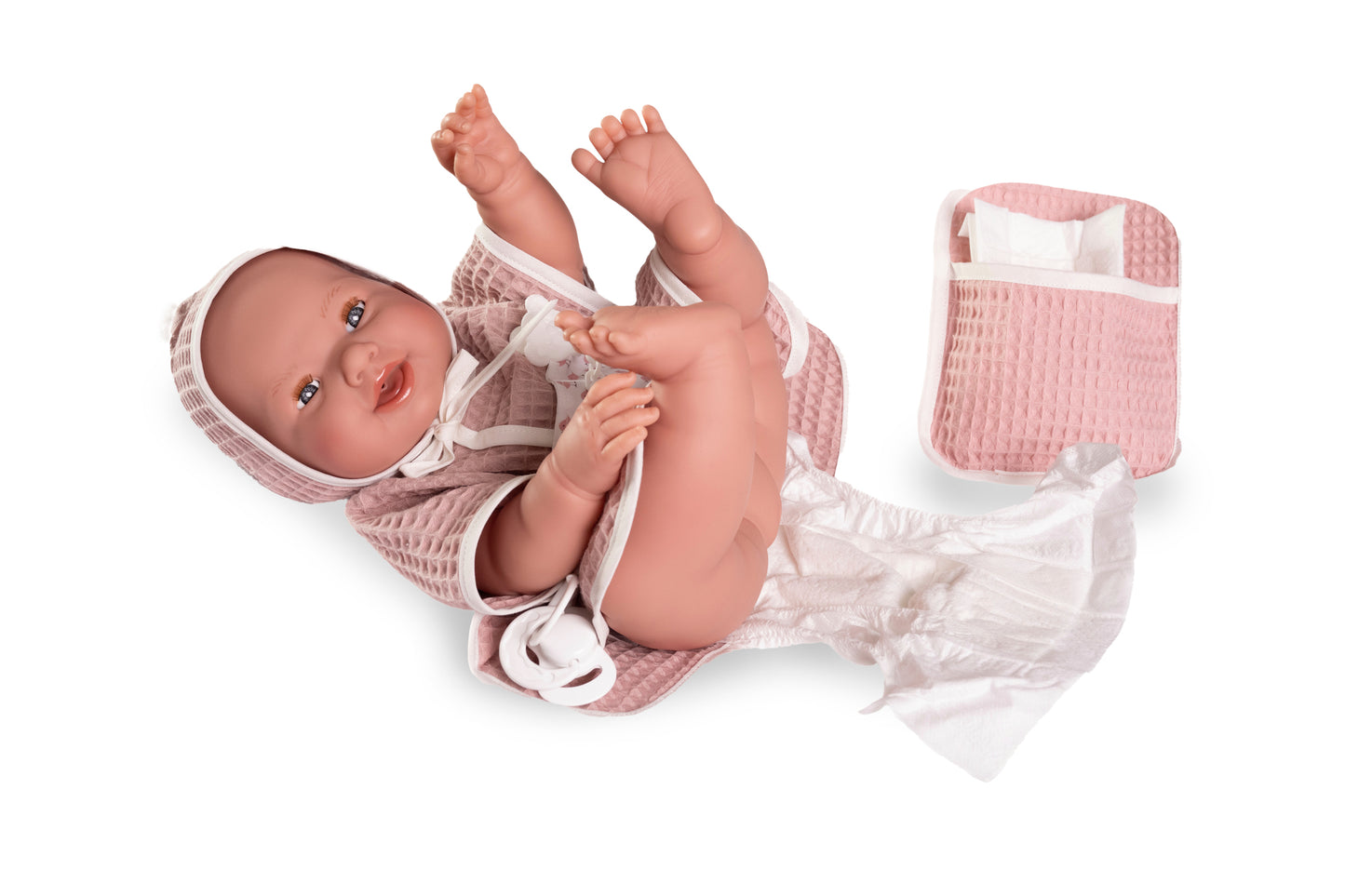 Recién Nacida Mia pipí con capa de baño y bañera