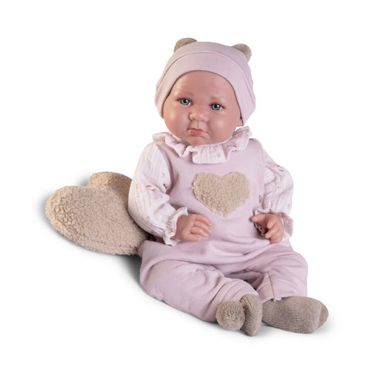 Recien Nacida Luca con cojin corazon