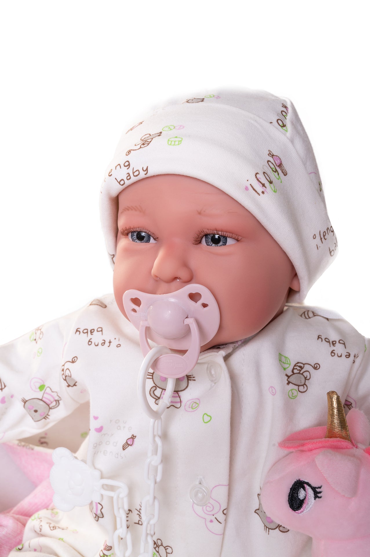 Mi Primer Reborn Danieta Mantita Gatitos y Peluche | Amatxu muñecas